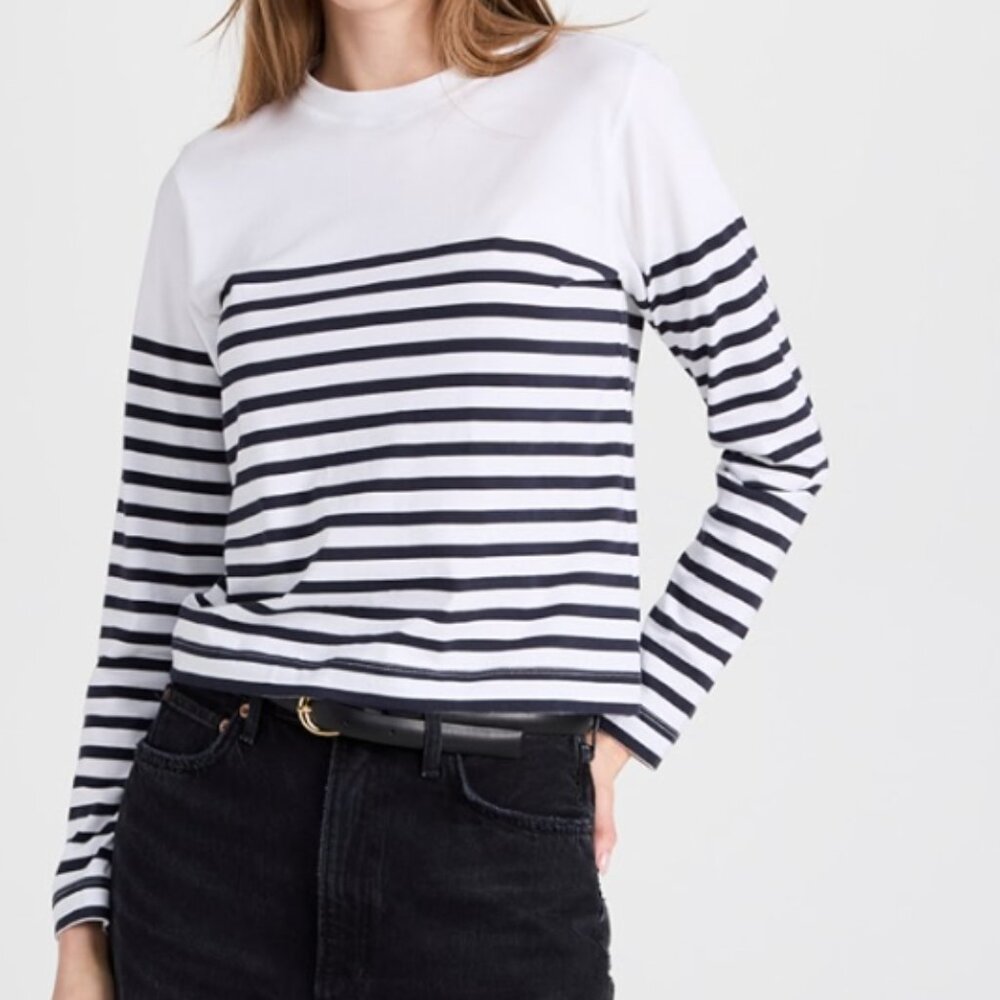 AYR Slushy Holiday Stripe Tee, Sz M